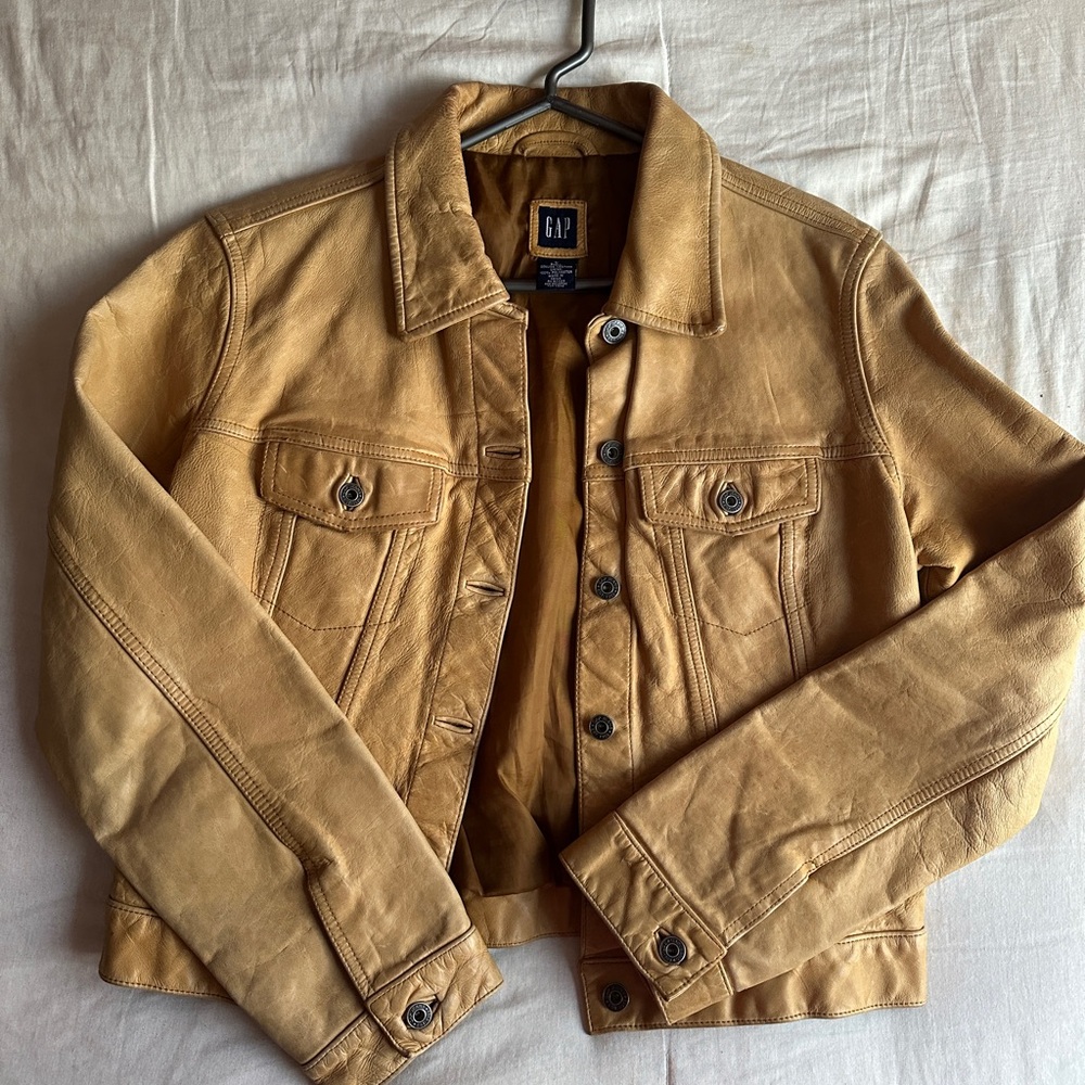 90s Genuine Leather Jacket